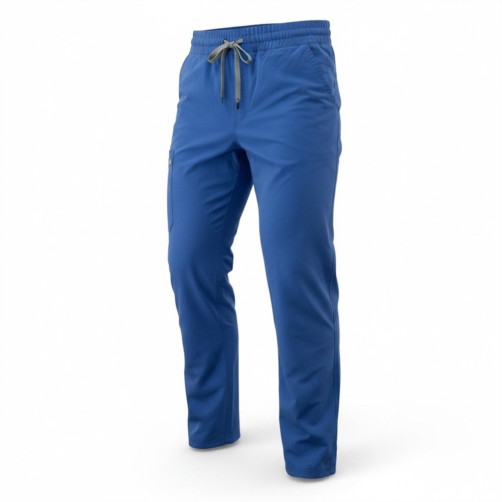 FIGS Technical Collection Royal Blue Cargo Scrub Pants Mens Small S Drawstring